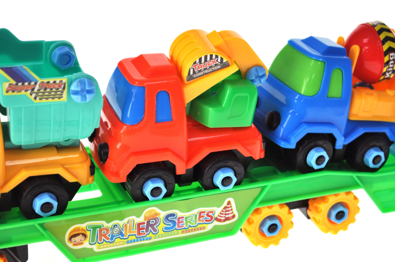 Автовоз конструктор 8636A в кульку р.43x5x6 см YG Toys - Зображення 4