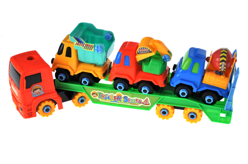 Автовоз конструктор 8636A в кульку р.43x5x6 см YG Toys - Зображення 5