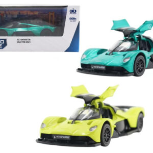 Машина 250951 "ASTON MARTIN VALKYRIE 2024" зелена, жовта TECHNODRIVE