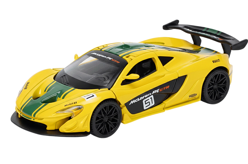 Машина 250946MLP1YW "MCLAREN P1" жовта, 1:43 TECHNODRIVE - Зображення 3
