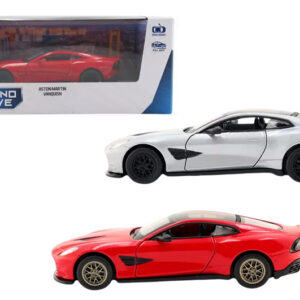 Машина 250952 "ASTON MARTIN VANQUISH" червона, срібляста TECHNODRIVE