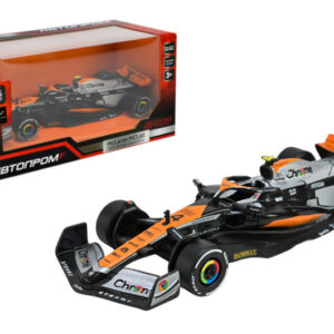 Машина АВТОПРОМ металева 67768 1:43 McLaren MCL60(2023 British Grand Prix),у короб. 14.5x6.5x7см