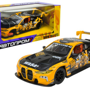 Машина металева АВТОПРОМ 68296A(Y)1:24 BMW M4 GT3, батар,світло, звук, відкр.двері, кор. 26.5x13.5x1см