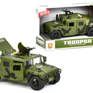 Машина "HUMMER" військова інерційна, озвучена, зі світлом, в коробці WY610A р.23,5*12*12см