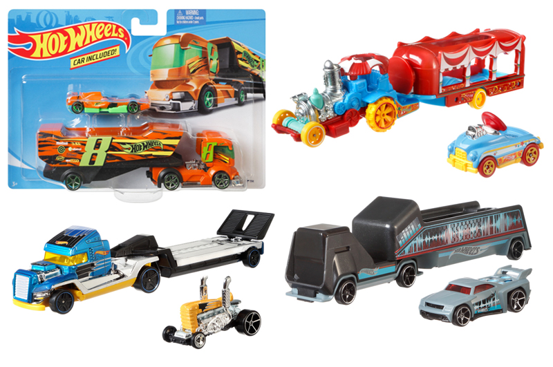 Машина далекобійника BDW51 в асортименті Hot Wheels