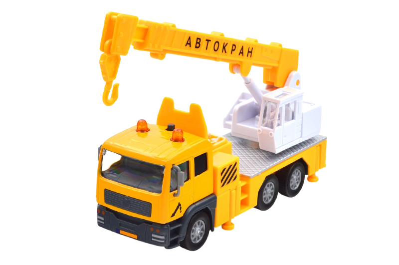 Машина автокран 510253.270 зі світлом і звуком, в коробці TECHNODRIVE - Зображення 2