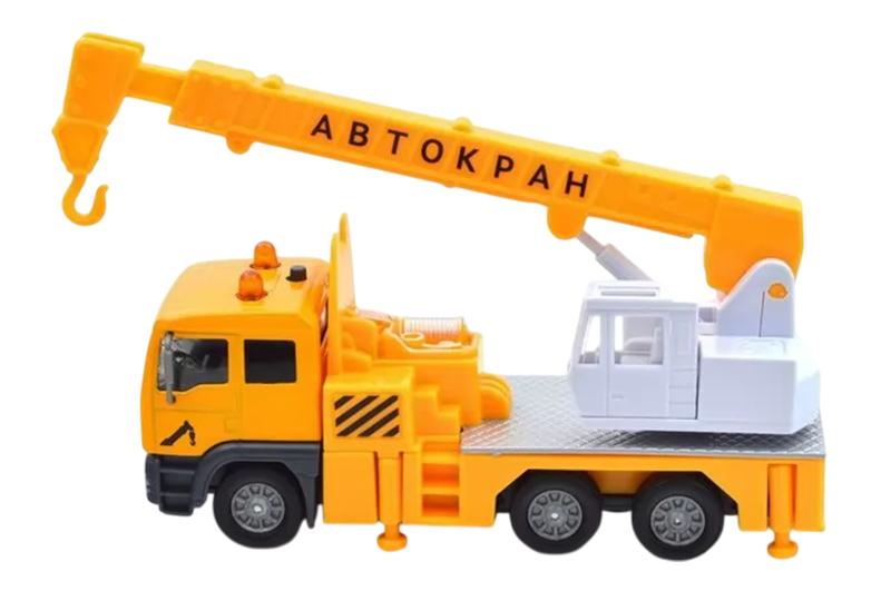 Машина автокран 510253.270 зі світлом і звуком, в коробці TECHNODRIVE - Зображення 3
