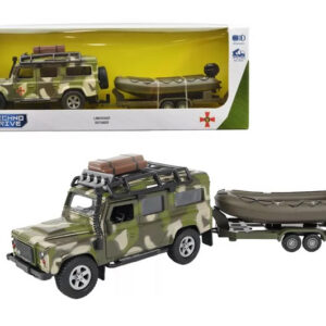 Машина 520191.270 "LAND ROVER DEFENDER MІЛІТАРІ" з човном TECHNODRIVE