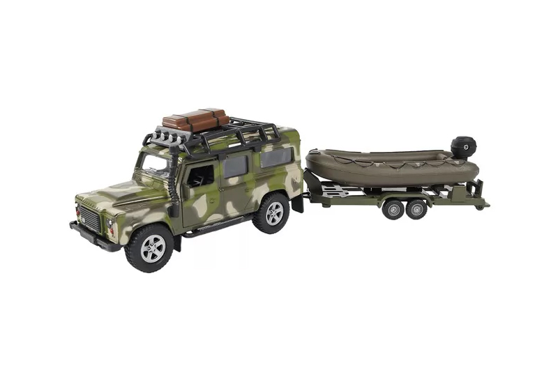 Машина 520191.270 "LAND ROVER DEFENDER MІЛІТАРІ" з човном TECHNODRIVE - Зображення 5