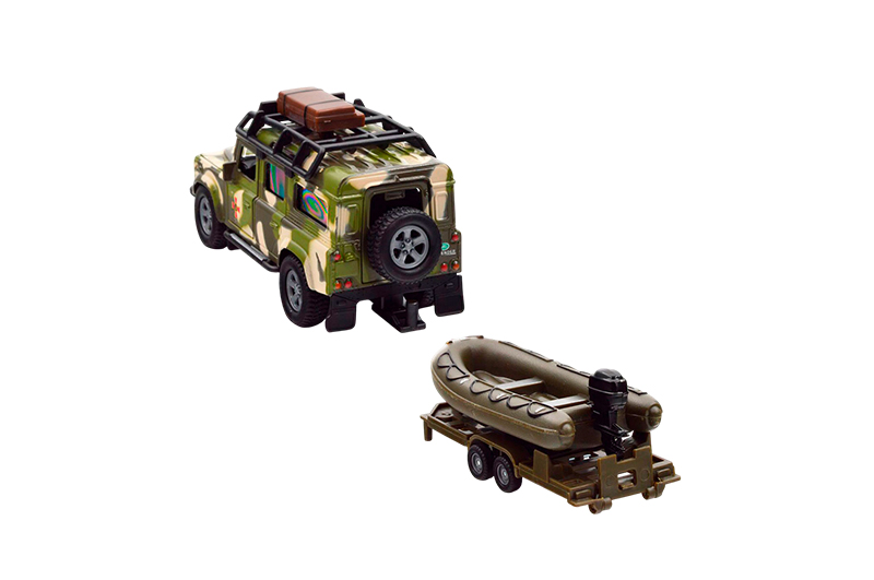 Машина 520191.270 "LAND ROVER DEFENDER MІЛІТАРІ" з човном TECHNODRIVE - Зображення 7