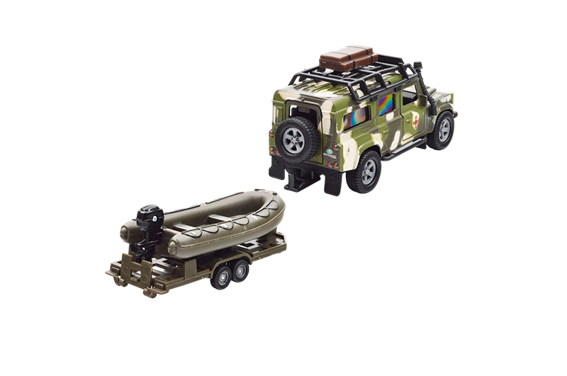 Машина 520191.270 "LAND ROVER DEFENDER MІЛІТАРІ" з човном TECHNODRIVE - Зображення 6