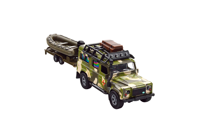 Машина 520191.270 "LAND ROVER DEFENDER MІЛІТАРІ" з човном TECHNODRIVE - Зображення 3