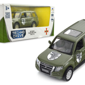Машина 250283M "MITSHUBISHI PAJERO 4WD Tubro" "Шеврони Героїв - 93 ОМБР" TECHNODRIVE