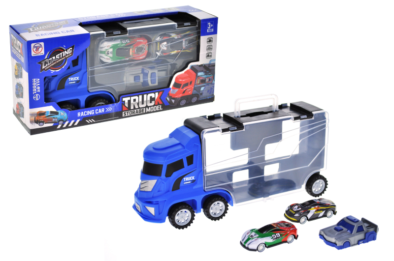 Автовоз інерційний з машинками 8864 в коробці YG Toys