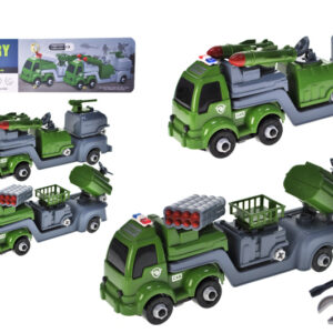 Машина конструктор 666-112 військова, в кульку р.33,5х11х7 см YG Toys