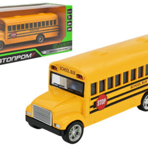 Машина металева "АВТОПРОМ" 10003 5" American school bus, відкриваються двері, в кор. 16,5*7*8 см