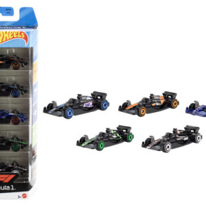 Ігровий набір JGF58 з 5 базових болідів «F1 2024» Hot Wheels