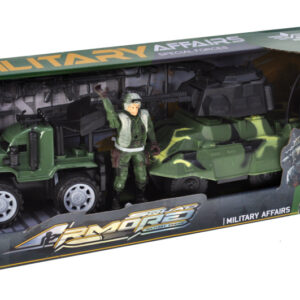 Машина 7-3 військова з набором, в коробці р.35,5x10x14 см YG Toys