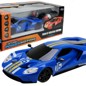 Машина на радіокеруванні PM2413 BLUE "POWERMOTORS",1:24 FORD GT HERITAGE EDITION,синього кольору,з акумулятором,зі світлом у коробці р.26,5x14x10,5см