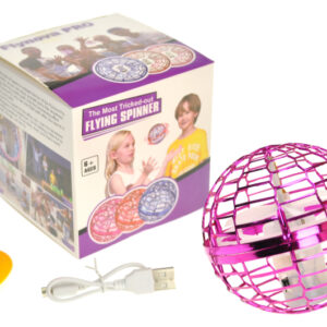 Літаюча куля-бумеранг Flying Ball 9218/918/368/В9 світло, usb-заряд в коробці 10*10*9.5 см, р-р іграшки – 9.5 см