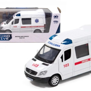 Автомодель - MERCEDES-BENZ SPRINTER ШВИДКА ДОПОМОГА 250295 в коробці TechnoDrive