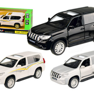 Машина металева 4327 "Автопром",1:42 Land Cruiser Prado,3 кольори, відкриваються двері, коробка 14,5*6,5*7 см
