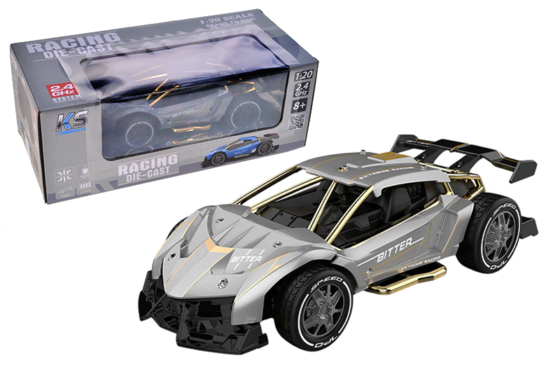 Автомобіль SL-8212ARHS EXTREME RACING на радіокеруванні з металевим корпусом,сріблястий KS DRIVE