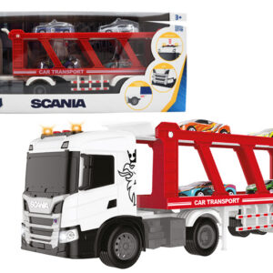 Автовоз 6414KS "SCANIA" 4 машини, світло, звук TECHNODRIVE