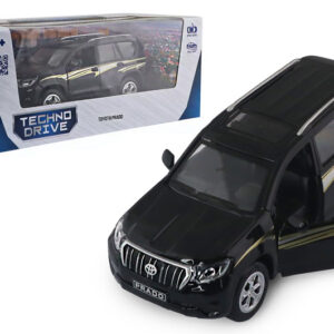 Машина KM6189D "TOYOTA PRADO" чорний TECHNODRIVE