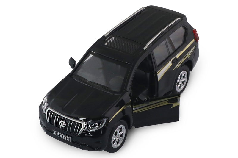 Машина KM6189D "TOYOTA PRADO" чорний TECHNODRIVE - Зображення 2