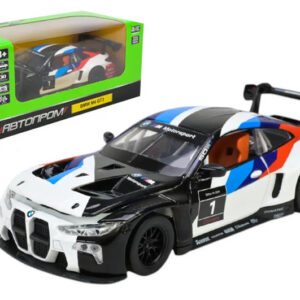 Машина металева АВТОПРОМ 68715AW  1:32 "BMW M4 GT3", батар, світло, звук, відкр.двері, у короб.18 *9* 8 см