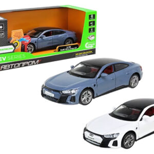 Машина металева 68717 1:36 "Audi RS e-tron GT" (електро), на батарейки, світло, звук, відкриваються двері, капот, багажник, в коробці АВТОПРОМ