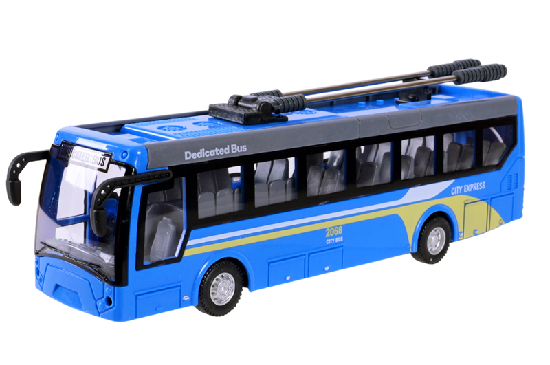 Тролейбус 135-2 на радіокеруванні, акумулятор, у коробці р.35x10x7,5см - Зображення 2
