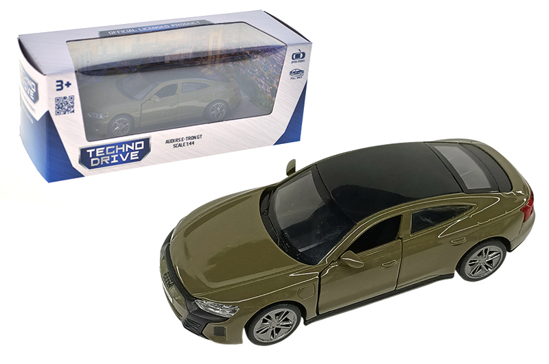 Машина 250410 "AUDI RS E-TRON GT" коричнева TECHNODRIVE