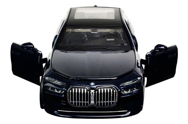 Машина металева 68730 1:32 BMW I7, на батарейки, світло, звук, відкриваються двері, капот, багажник, у коробці 20x9x9 см АВТОПРОМ - Зображення 6