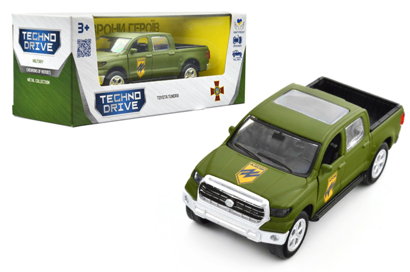Машина KM6008 "TOYOTA TUNDRA Шеврони Героїв Азов" TECHNODRIVE