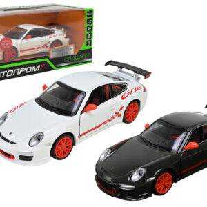 Машина металева  "АВТОПРОМ" 68342 1:32 Porsche 911  GT3 RS, батарейка, світло, звук, відкриваються двері, кор. 18*9*8см
