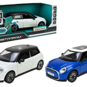 Машина металева 68739 1:36 MINI COOPER, на батарейки, світло, звук, відкриваються двері, капот, багажник у коробці 20x9x9 см АВТОПРОМ
