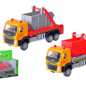 Машина металева "Автопром" 67706K, 1:72 Volvo Swing Arm Garbage Truck, рухомі елементи, у коробці .13,5*7*5см
