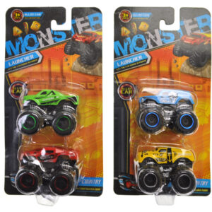 Набір металевих машин "Monster Track" на блістері 2шт 779-8A р.21*11*5см