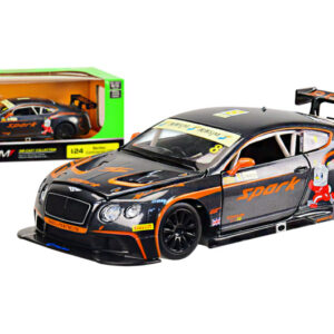 Машина металева 68267A 1:24 "Bentley Continental GT3 Concept", батарейки, світло, звук, відкриваються двері, капот,багажник, коробка 24,5x12x10 см АВТОПРОМ