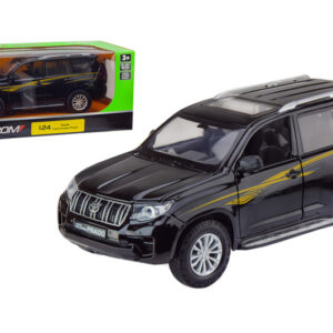 Машина металева 68270A(B) 1:24 "Land Cruiser Prado" на батарейках, світло, звук, відкриваються двері, капот, багажник, коробка 24,5x12x10 см АВТОПРОМ