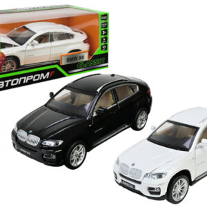 Машина металева 68311 АВТОПРОМ,1:32 BMW X6, на батарейках, світло, звук, відкриваються двері, у коробці 18x9x9 см