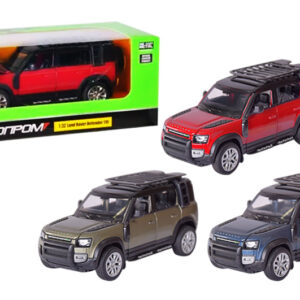 Машина металева "Автопром" 68416 1:32 2020 Land Rover Defender 110, на батарейках, світло, звук, відкриваються двері, в коробці 20 * 11 * 10 см