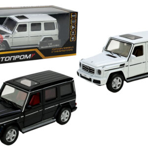 Машина металева 68436 "АВТОПРОМ", 3 кольори, 1:32 Mercedes-Benz G 350 d, світло, звук, відкриваються двері,в коробці 18*9*8 см