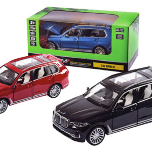 Машина металева 68470 "АВТОПРОМ", 3 кольори, 1:32 BMW X7, на батарейки: світло і звук, відкриваються двері, в коробці 18*9*8 см