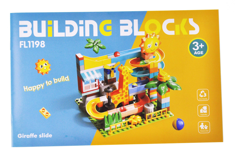 Конструктор FL1198 "Весела гірка" 99 дет. р.30x12x28 см YG Toys - Зображення 3