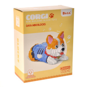 Конструктор 66295 Daya Mini Blocks серії "Corgi" 806 деталей, коробка р.14x7x18 см