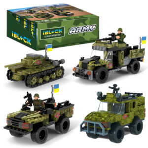 Конструктор PL-921-426, Армія, 122-161 дет., 4 вида,р-р упаковки 22x4,5x14см, р-р коробки 44,2x19,5x14,5 см IBLOCK