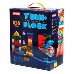 Конструктор "YUNI-BLOK" в коробці 108 деталей 1443 Юніка